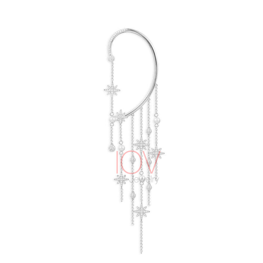 dangling stars earring.
