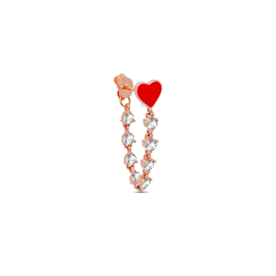 enamel heart chain model.