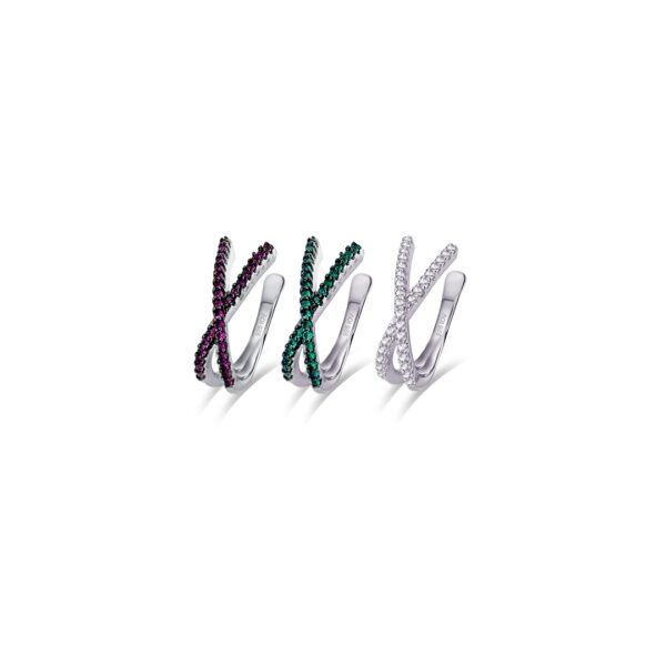 X shape earcuff