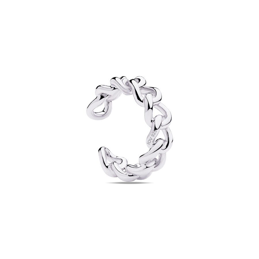curb chain plain earcuff. - Image 2