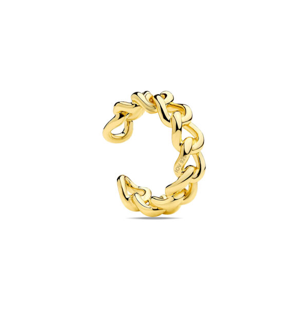 curb chain plain earcuff.