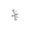 Marquise and pear shapes stud earring.