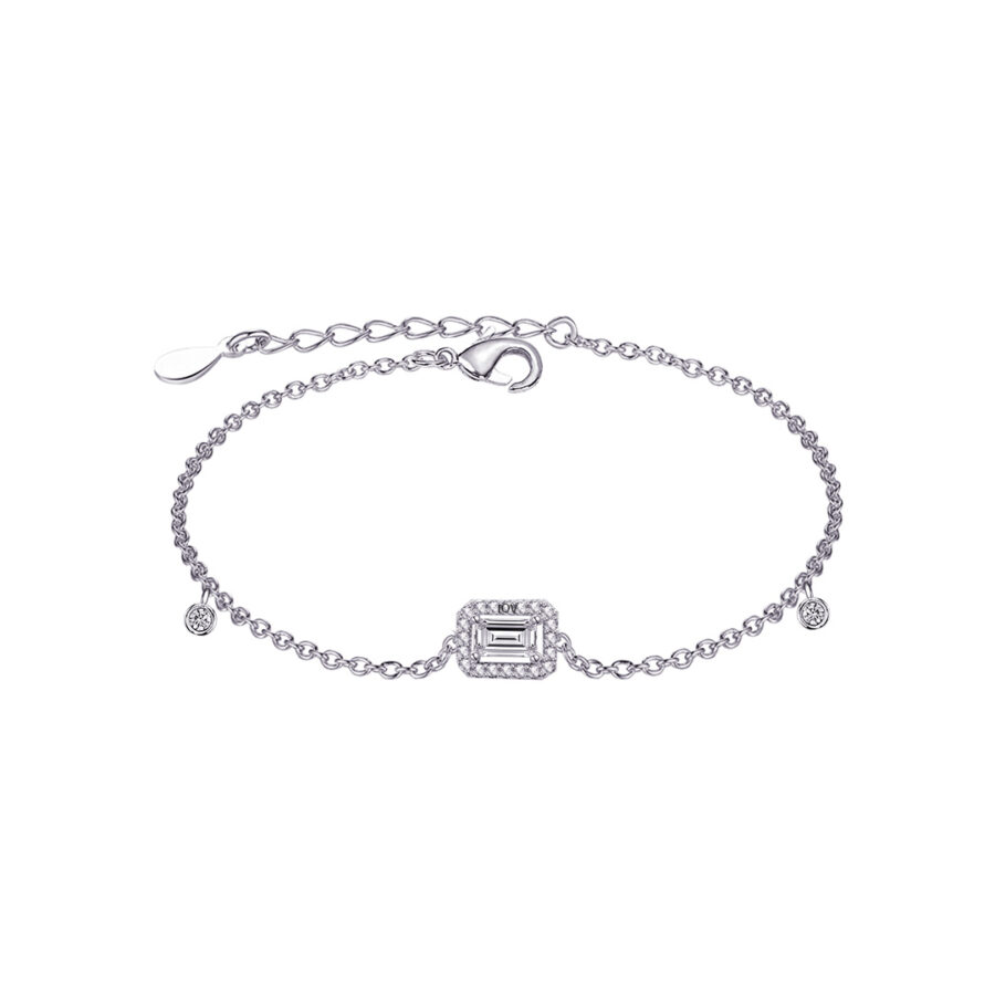 rectangular shape stone bracelet.