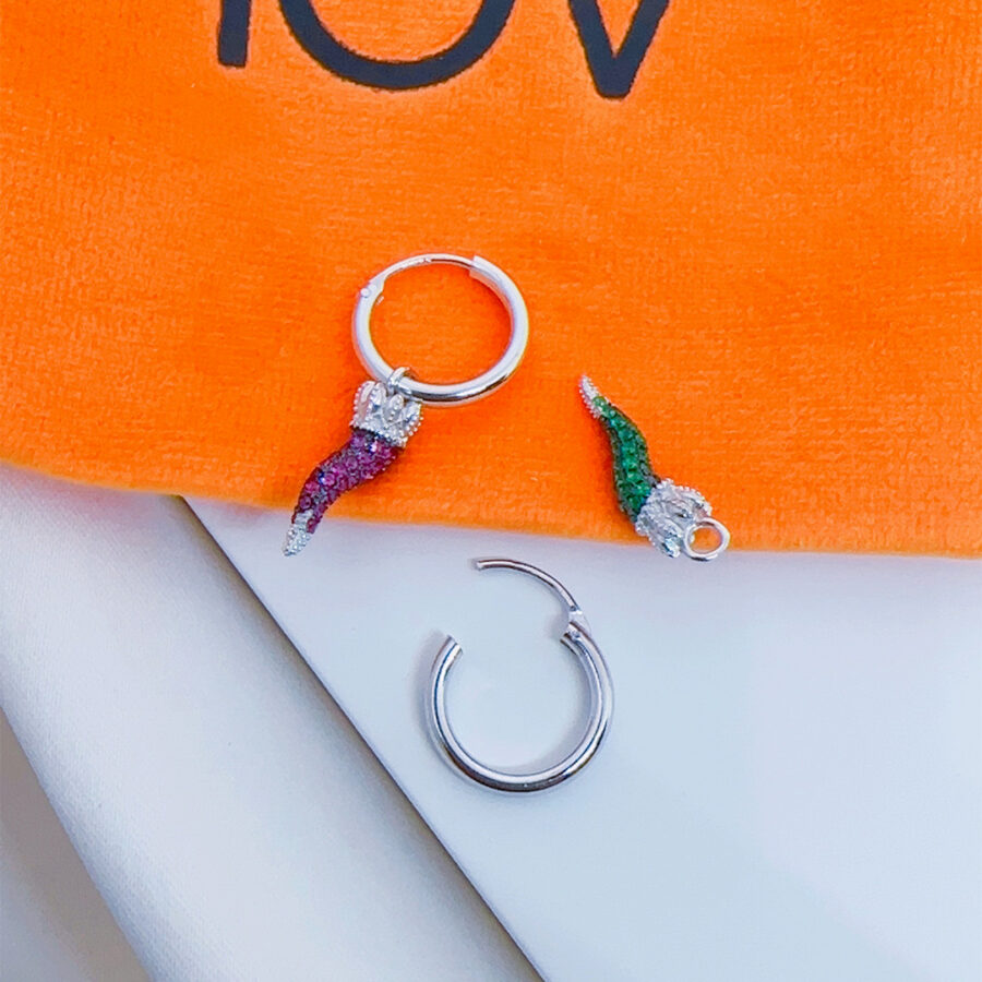 pepper dangling earrings.
