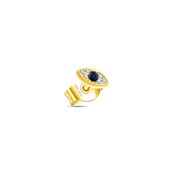 small eye shape stud earring.