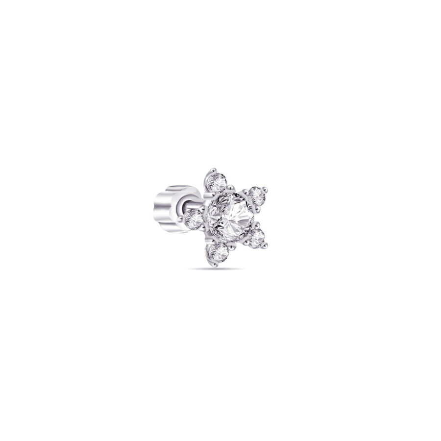 star shape flatback earring. - Image 3