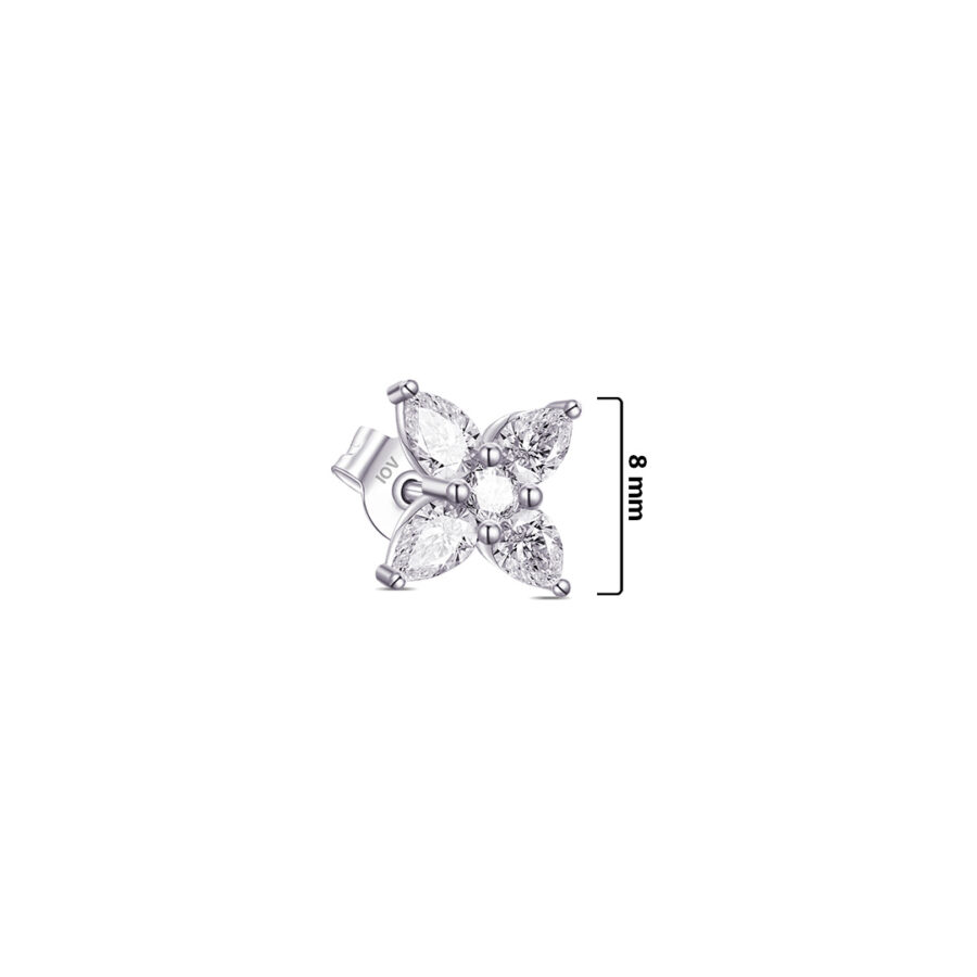 flower shape with pear and round stones. - Image 2