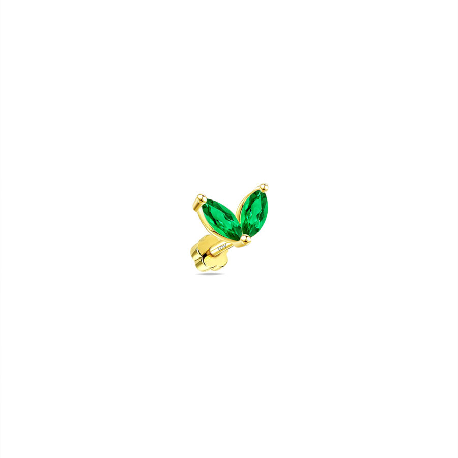two marquise stones flat back earring. - Image 6