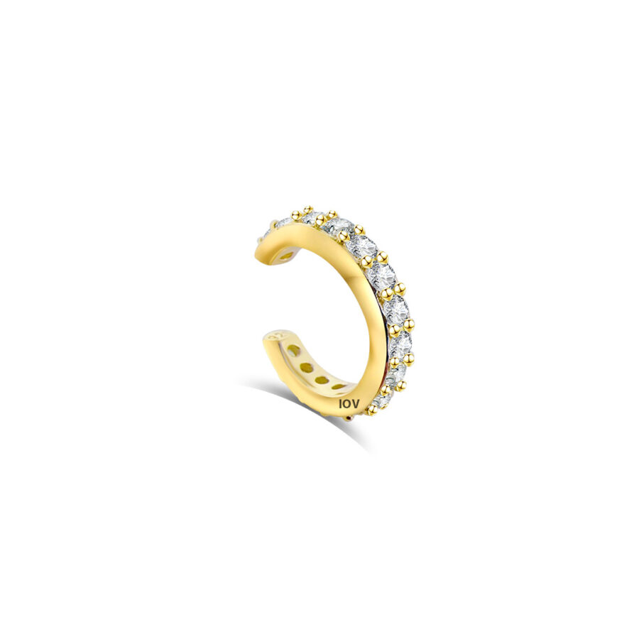 all round single line stones earcuff. - Image 3