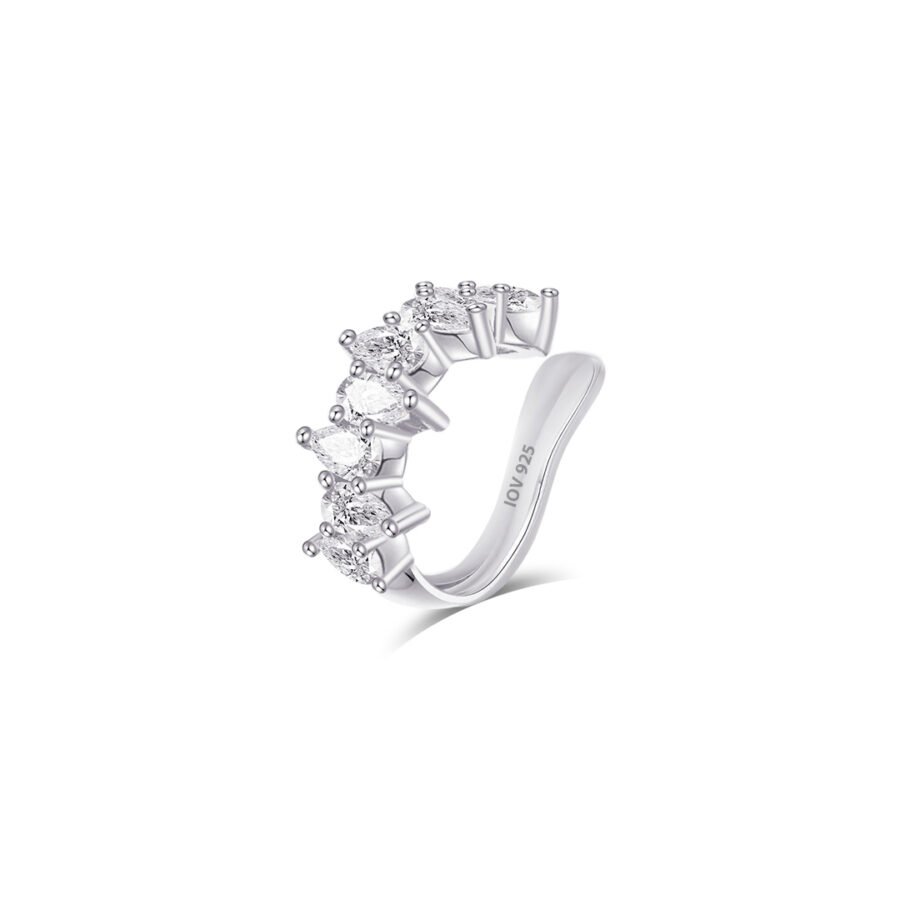pear shape stones earcuff. - Image 2