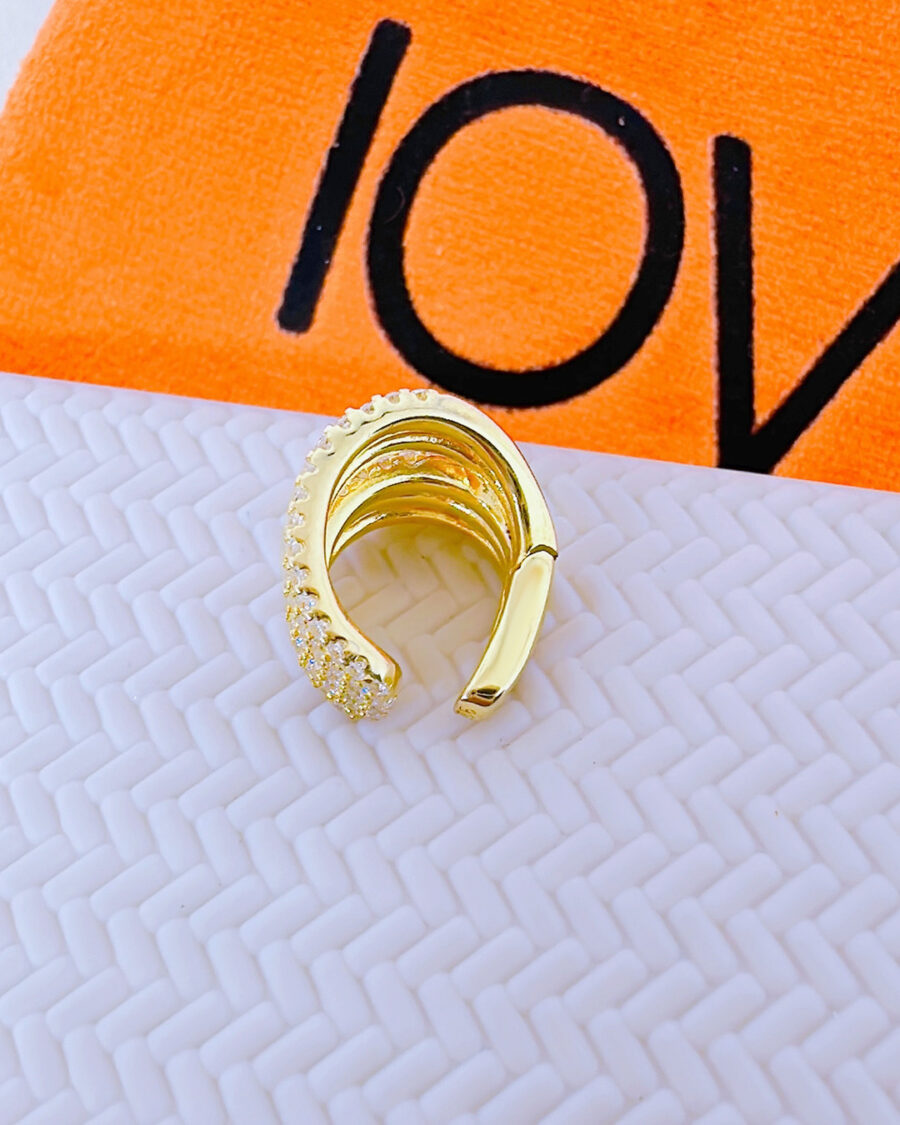 CZ multilines earcuff. - Image 2