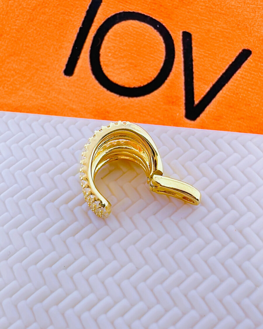 CZ multilines earcuff. - Image 3