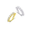 One line CZ earcuff.