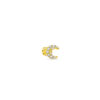 5mm CZ creascent shape piercing flatback.