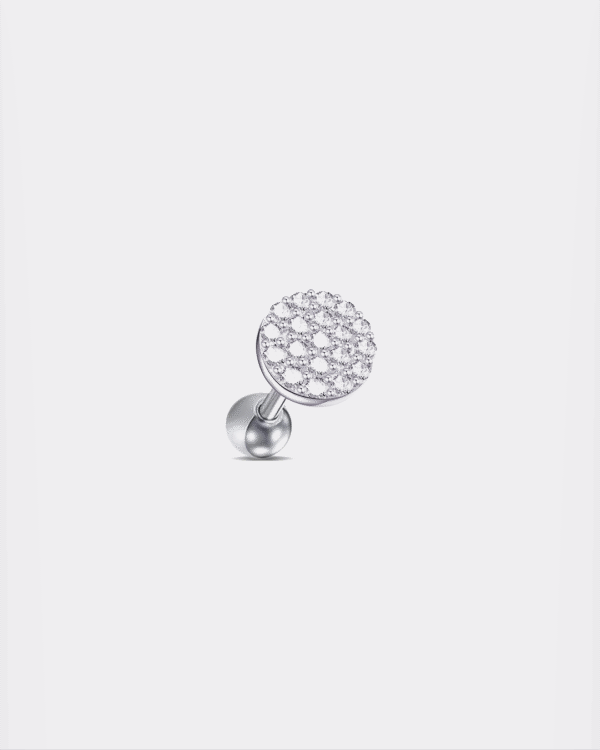CZ disc shape fallback piercing.