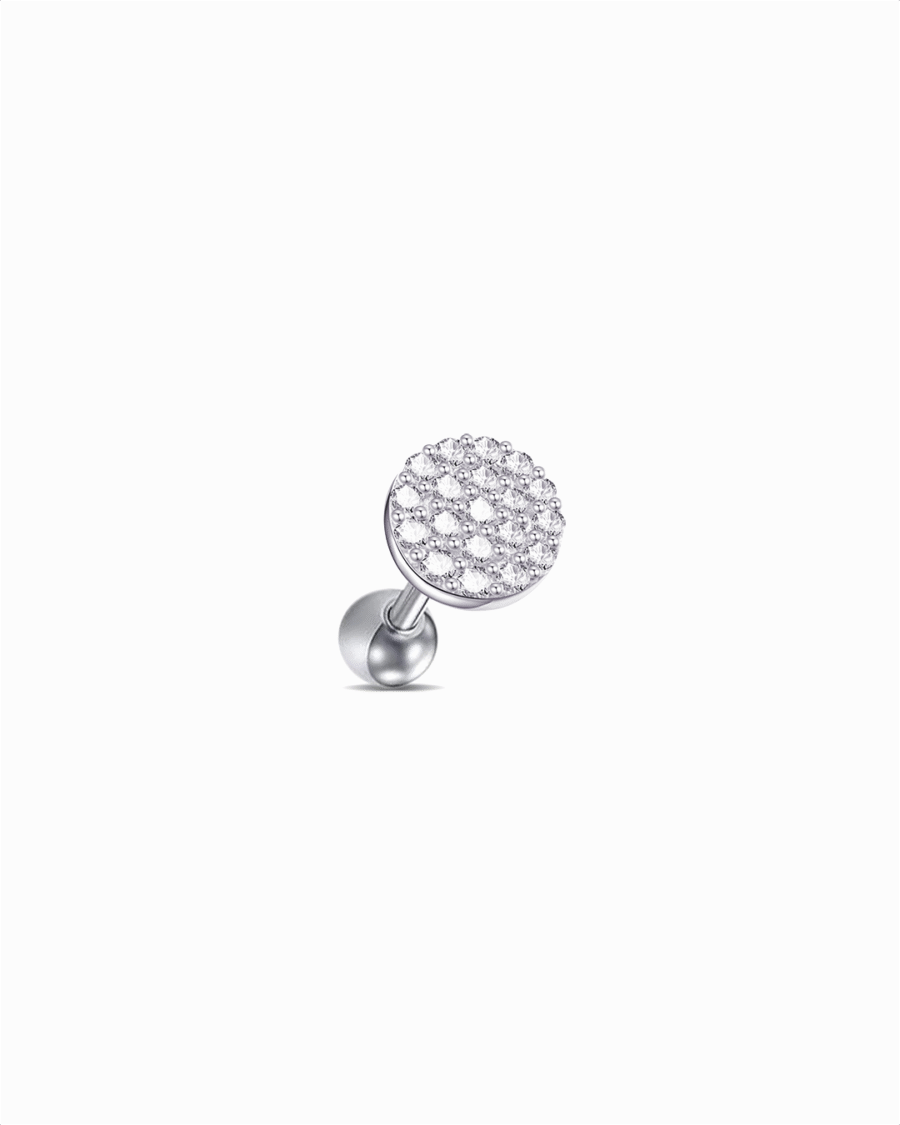 CZ disc shape fallback piercing.